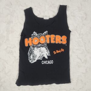 Hooters Tank Black Chicago Women's Size Small